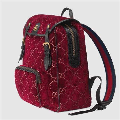 gucci backpack velvet|More.